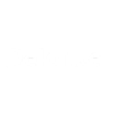 deloite logo white