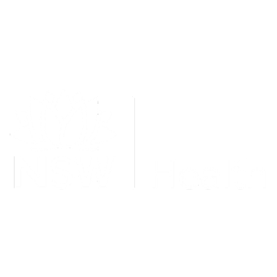 nsw health logo white