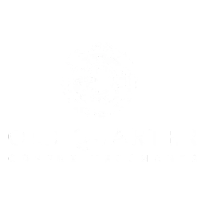old quarter logo white