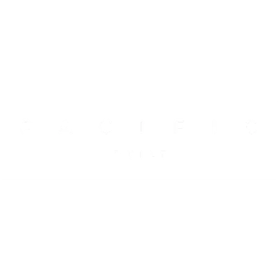 pacific built logo white